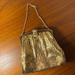 Whiting & Davis Gold Mesh Evening Bag